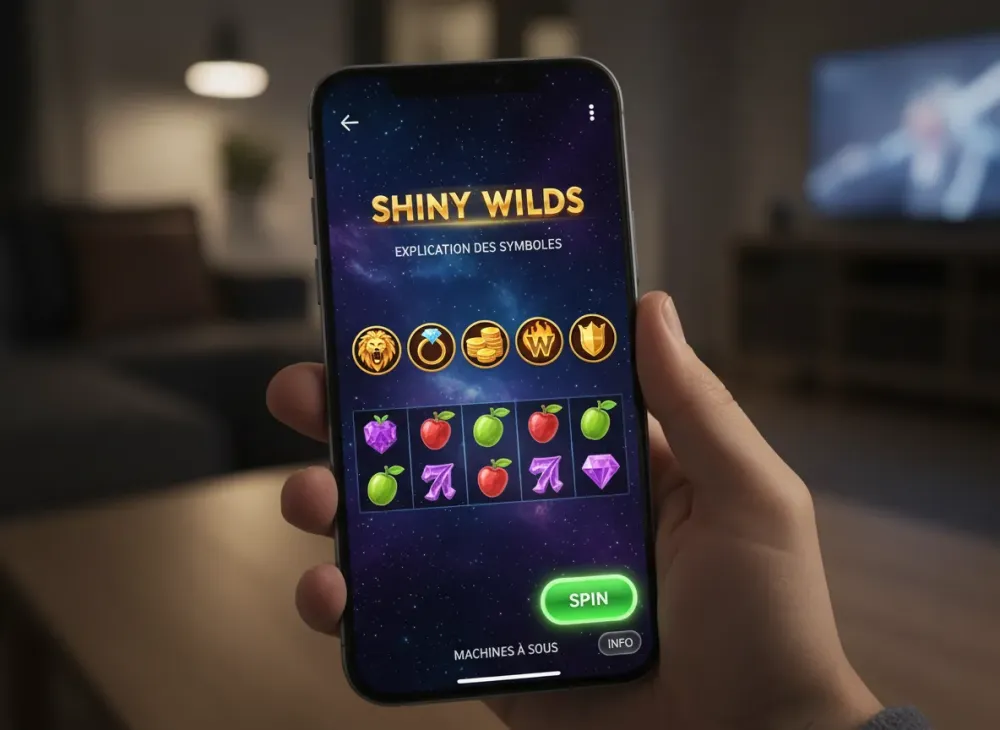 Shiny wilds explication des symboles en machines à sous